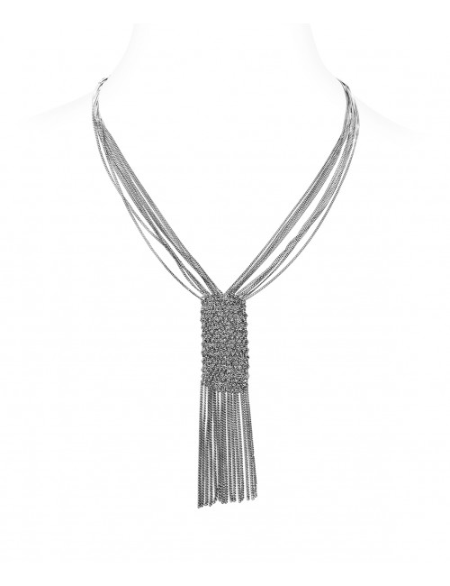 CUVEE Necklaces in Sterling Silver Ruthenium plated