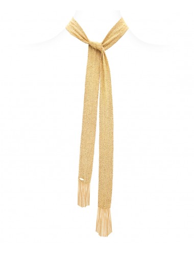 GRAND CRU Scarf in Sterling Silver 18Kt. Yellow gold plated