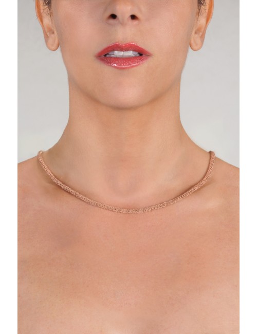 BLANC Necklaces in Sterling Silver 14Kt. Rose gold plated