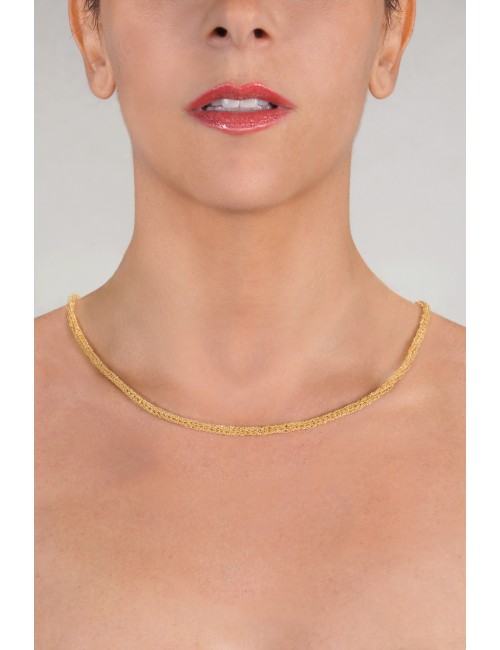 BLANC Necklaces in Sterling Silver 18Kt. Yellow gold plated